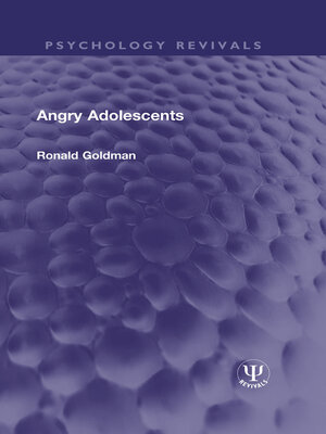 cover image of Angry Adolescents